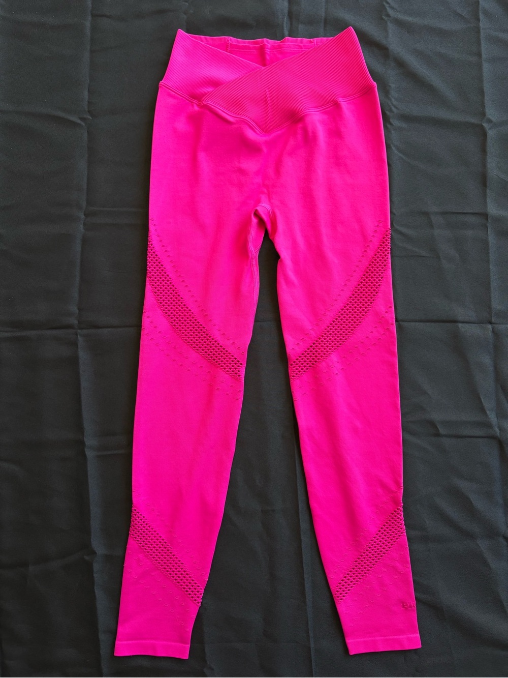 PINK Victoria's Secret Seamless Mesh High-Waist Leggings - Hot Pink